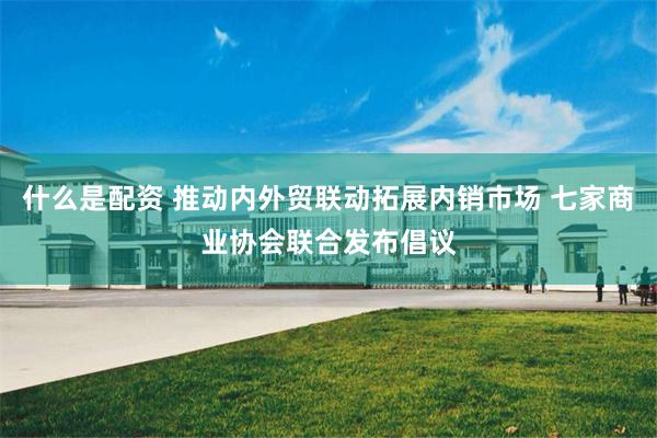 什么是配资 推动内外贸联动拓展内销市场 七家商业协会联合发布倡议